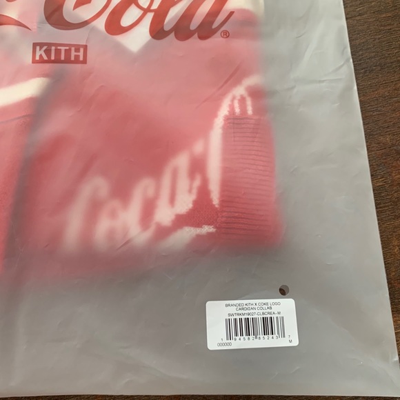 🔥HOST PICK🔥 NWT Kith x Coca- Cola x Mitchell & Ness sweater - Picture 5 of 15